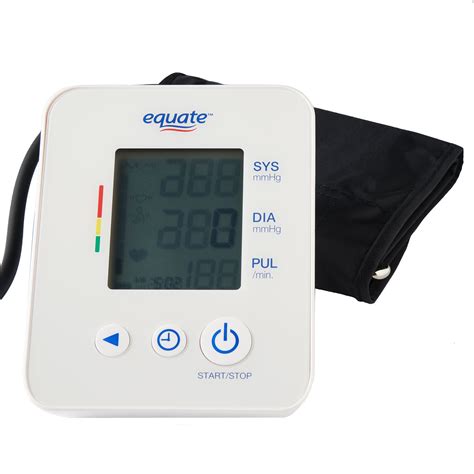 88 Out of stock Monitor your pulse and blood pressure with the simple, one-touch operation of the Equate 6000 Series Upper Arm Blood Pressure Monitor. . Equate blood pressure monitor